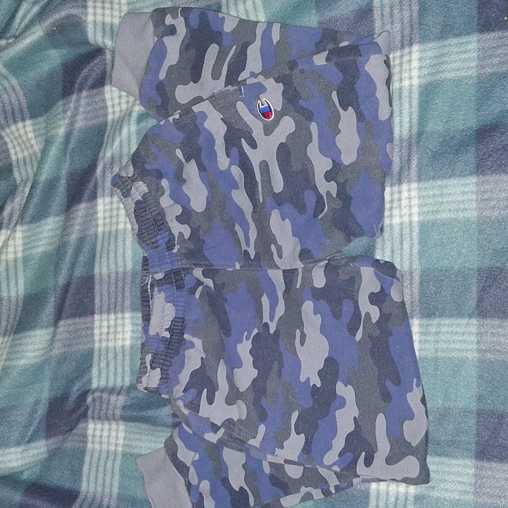 Champion Kids Navy Camo Sweatpants - Picture 3 of 4